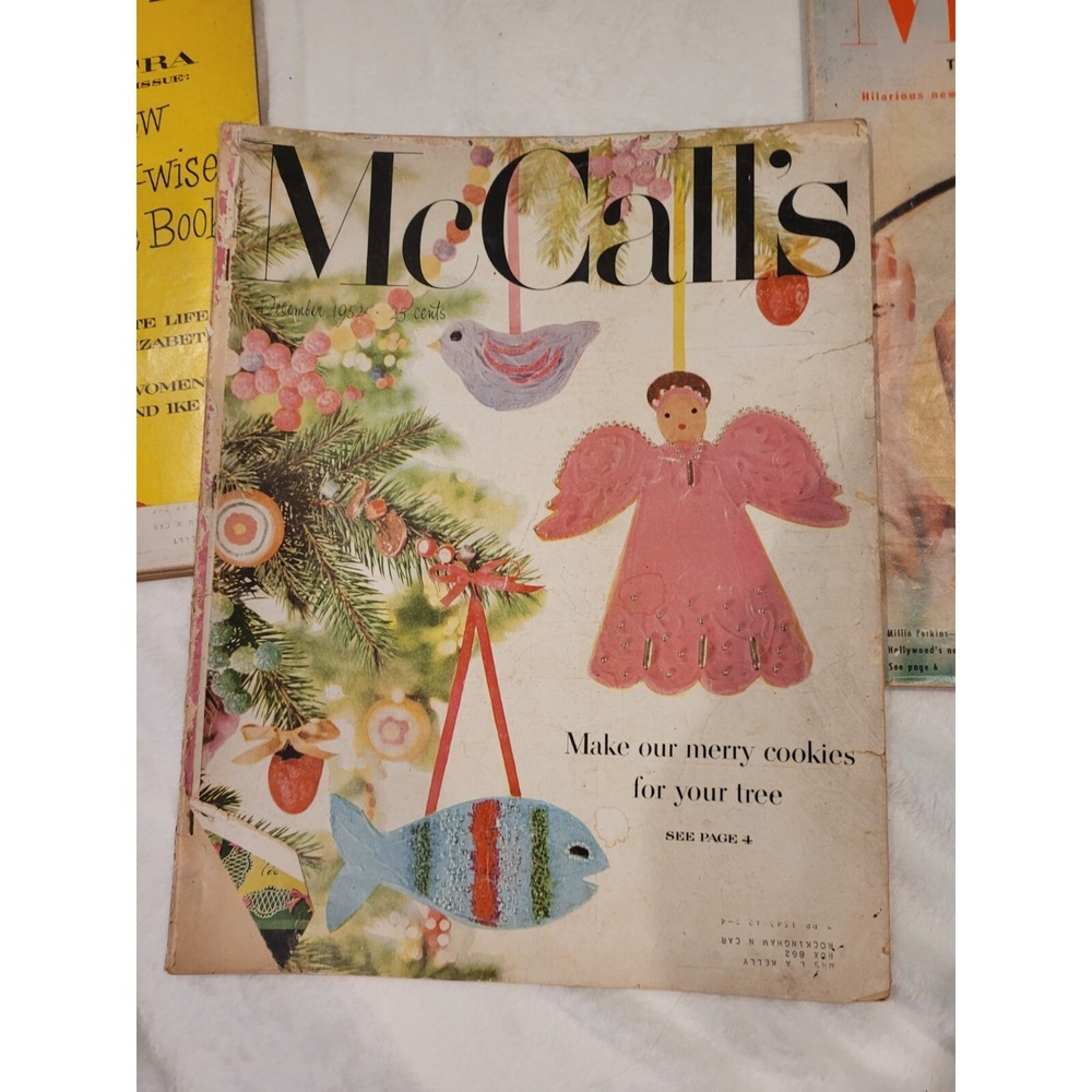 McCalls magazine Vintage Lot of 3 1952 1953 and 1958 - Picture 7 of 9